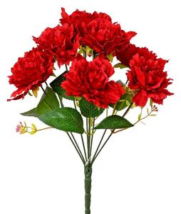 Kytica ruža červená 36cm 208242C - Umelé kvety