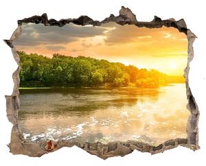 Díra 3D ve zdi nálepka Súmraku na rieke nd-k-54835338