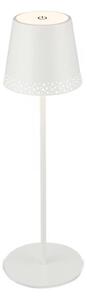 Brilo - LED nabíjateľná dotyková stolná lampa KIKI LED/2,6W/5V IP44 2600 mAh biela
