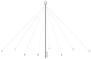 LED vianočný stromček interiér exteriér 576 LED modré 3,6 m
