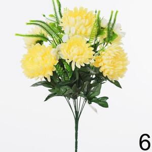 Kytica chryzantéma svetložltá 1500334SZL - Umelé kvety