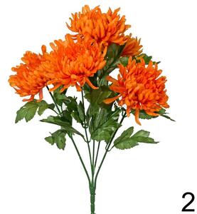 Kytica chryzantéma 48cm oranžová 211499O - Umelé kvety