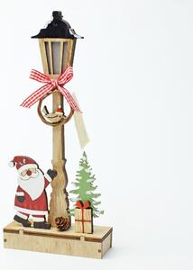 Lampa so santom LED drevo 12x4,5x27,5cm 212892 - Dekorácia