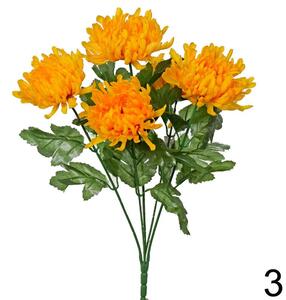 Kytica chryzantéma 48cm žltá 211499ZL - Umelé kvety