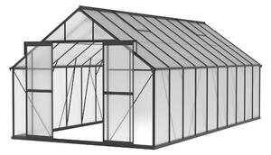 Skleník 245 x 304 x 606 cm, čierny