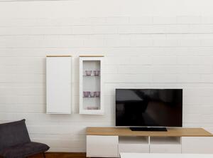 MUZZA TV stolík todo 192 x 54 cm biely