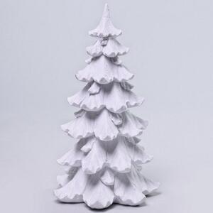 Stromček biely gliter 16,5x16,5x29cm 204694 - Dekorácia