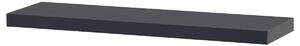 Autronic - Polička nástenná 80 cm, MDF, farba sivý mat, baleno v ochranej fólii - P-005 GREY2