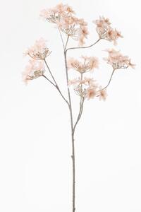 Vianočná Hydrangea 78cm lososová 8200392 - Umelý kvet vianočný