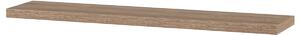 Autronic - Polička nástenná 120 cm, MDF, 3D dekor dub sonoma, baleno v ochranej fólii - P-002 SON1