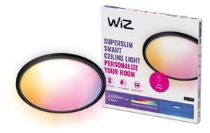 WiZ - LED RGB Stmievateľné stropné svietidlo SUPERSLIM LED/32W/230V Wi-Fi čierna