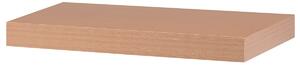 Autronic - Polička nástenná 40 cm, MDF, 3D dekor prírodný buk, baleno v ochranej fólii - P-023 BUK