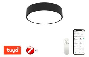 Immax NEO 07201L-LED Stmievateľné stropné svietidlo RONDATE 28W/230V čierna Tuya+DO