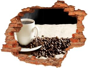Samolepiaca diera nálepka betón Aromatické kávy