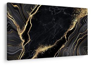 Obraz zlaté abstrakcie (90x60 cm)