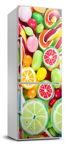 Foto nálepka na chladničku Farebné cukríky