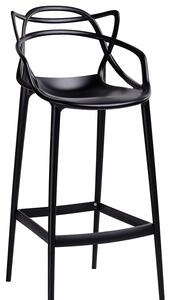 ArtKing Barová stolička HILO 75 | čierna