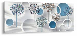 Obraz umelecké abstrakcie (120x50 cm)