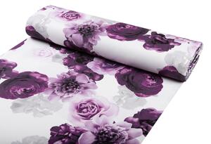 Biante Dekoračné prestieranie na stôl PM-029 Veľké fialové kvety 30x40 cm