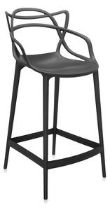 Barová stolička Masters, v. 65 cm, viac farieb - Kartell Farba: černá