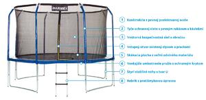 Marimex | Trampolína Marimex Standard 366 cm + vnútorná ochranná sieť + schodíky ZADARMO | 19000082
