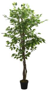 Umelý fikusový strom 378 listov 80 cm zelený