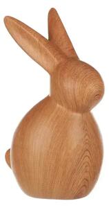Zajac v dizajne dreva 13cm
