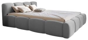 ČALÚNENÁ POSTEĽ, 140/200 cm, svetlosivá Carryhome - Online Only spálne, Online Only