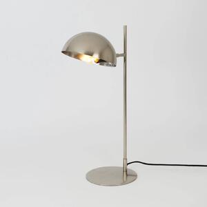 Stolná lampa Miro, strieborná farba, výška 58 cm, železo/mosadz