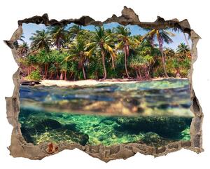 Nálepka fototapeta 3D na zeď Tropické pláže