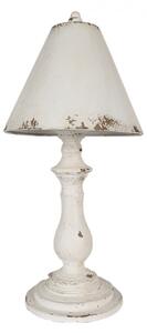 Biela patinová lampa na nočný stolík