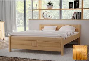 Vyvýšená posteľ Joana + pěnový matrac COMFORT 14 cm + rošt ZADARMO, 180 x 200 cm, dub-lak