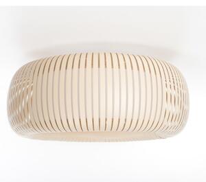 Stropné svietidlo STRIPES 2xE27/40W/230V priemer 55 cm krémová/biela
