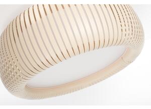 Stropné svietidlo STRIPES 2xE27/40W/230V priemer 55 cm krémová/biela