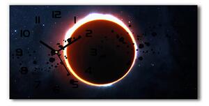 Vodorovné Sklenené hodiny na stenu Zatmenie slnka