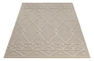 Šnúrkový koberec Patara boho béžový