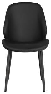 Jedálenská stolička MUNTI čierna