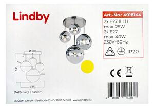Lindby Lindby - Luster na tyči RAVENA 2xE27/40W/230V + 2xE27/25W LW0163 + záruka 3 roky zadarmo