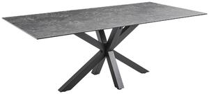 JEDÁLENSKÝ STÔL, čierna, tmavosivá, 200/100/75 cm P & B - Stoly, Online Only