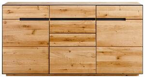 ŠIROKÁ KOMODA, divoký dub, farba duba, 165/85/42 cm Linea Natura - Komody