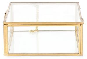 Šperkovnica GRAZIA zlatá 13x11x5 cm
