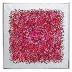 Flowers Explosion obraz červený 120x120 cm