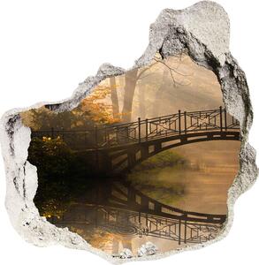 Diera 3D fototapety nástenná Starý most na jeseň