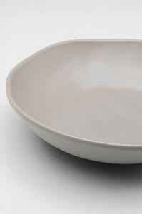 Organic hlboký tanier sivý Ø21 cm