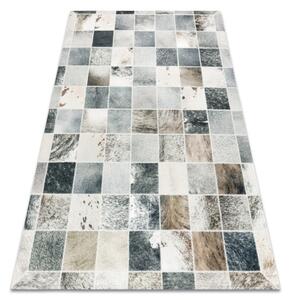 Koberec PATCHWORK 21716 béžový - imitácia kože krava