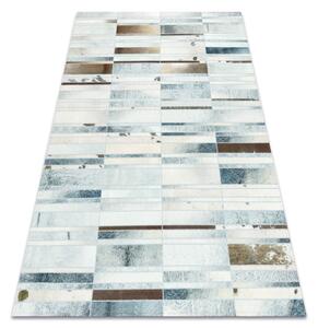 Koberec PATCHWORK 21717 béžový - imitácia kože krava