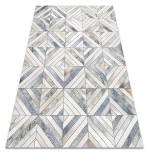 Koberec PATCHWORK 21721 béžový/sivý - imitácia kože krava, geometrický