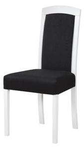 Jedálenská stolička ROSA 7 biela/čierna