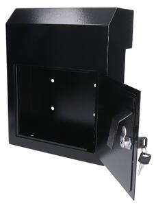 Kovian-Prod schránka poštová (380x305x150mm), hrúbka 1.5mm), max. formát listu: A4, farba: Prášková čierna
