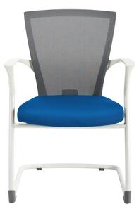 Ergonomická rokovacia stolička OfficePro Merens White Meeting Farba: modrá
